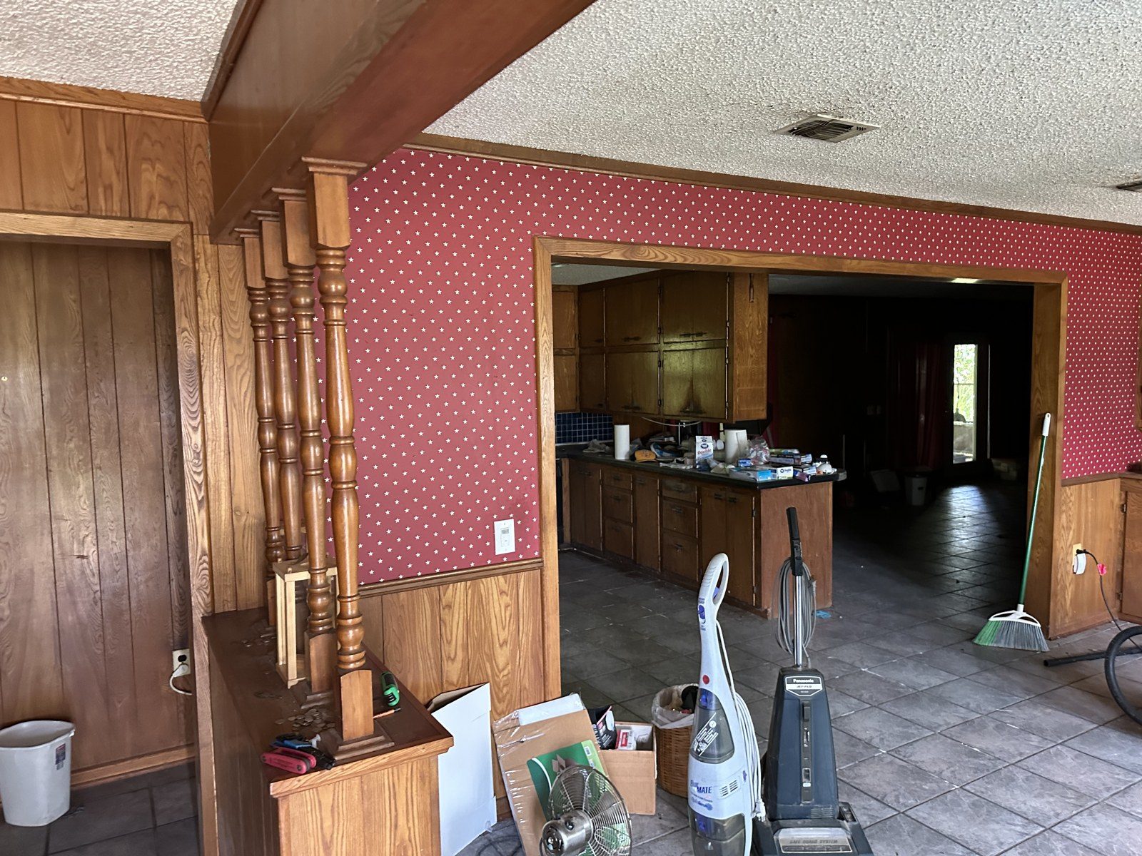 Dated interior before the remodel